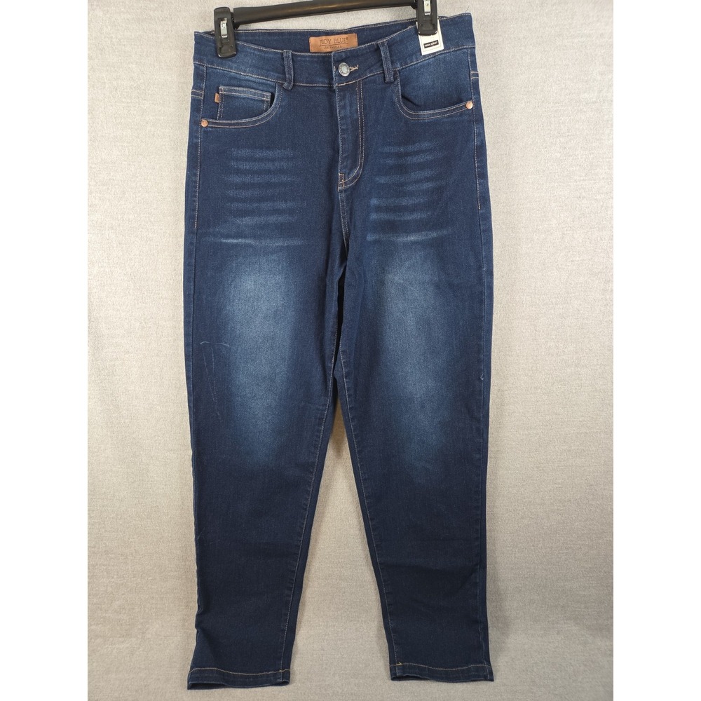 Judy Blue High Waist Skinny Fit Jeans Womens M Stretch Whiskers NEW